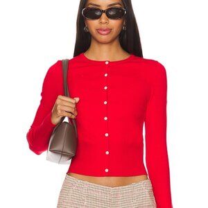 Revolve Red Long Sleeve Top